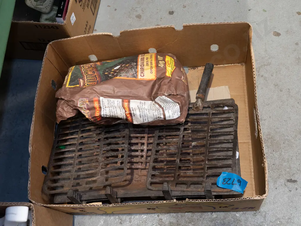 charcoal BBQ and small bag of charcoal Image 1++
