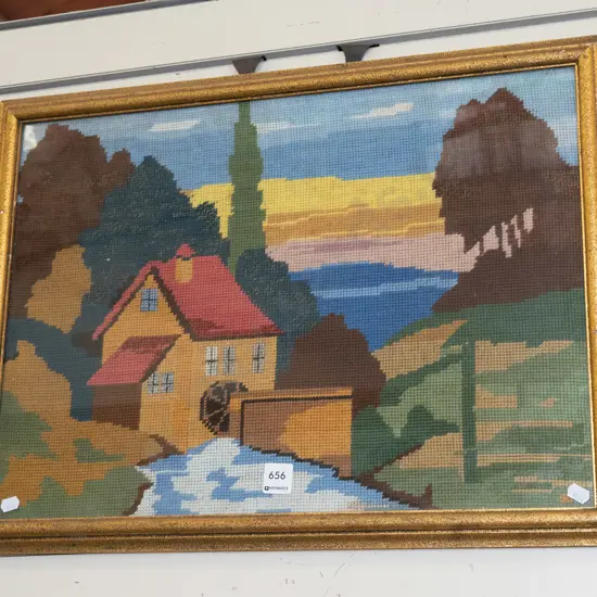 framed tapestry 