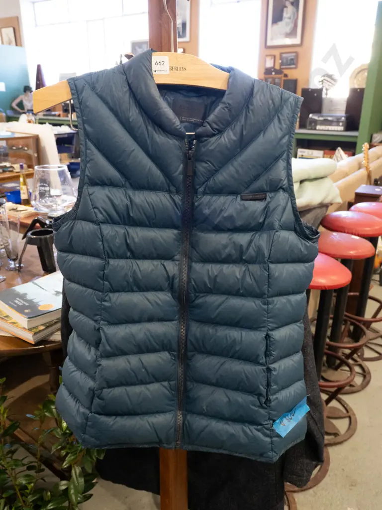 Alchemy Equipment size small green/blue puffer vest Image 1++