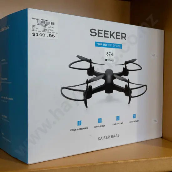 boxed Seeker wi-fi drone