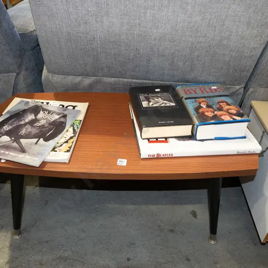 mid century formica top coffee table