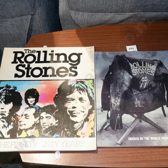 2x Rolling Stones books