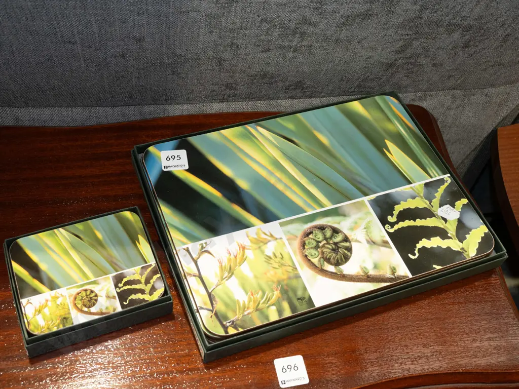 NZ botanical placemats and coasters Image 1++