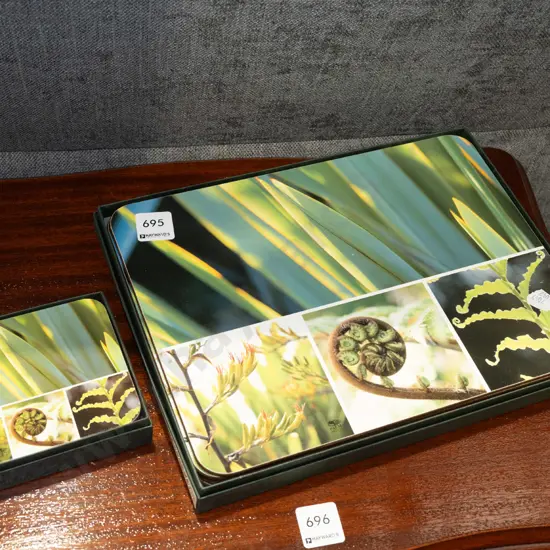 NZ botanical placemats and coasters