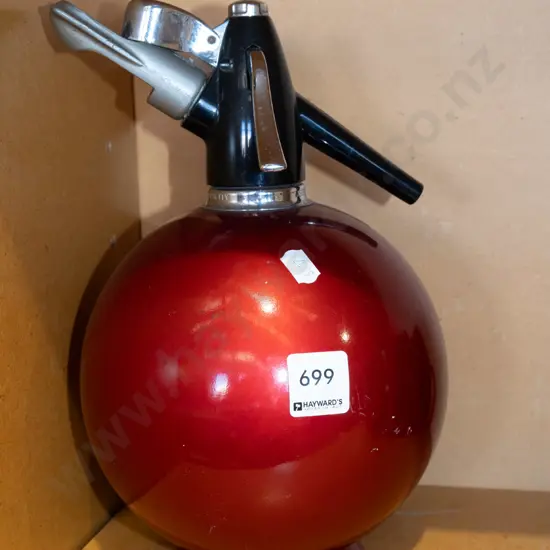 mid century ball soda syphon
