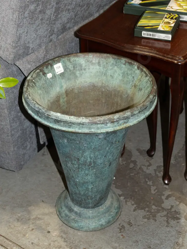 copper umbrella stand/urn H450 Image 1++