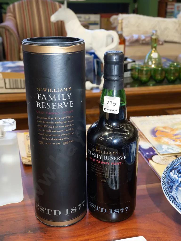 750ml bottle of McWilliams Reserve Old Tawny Port Image 1++