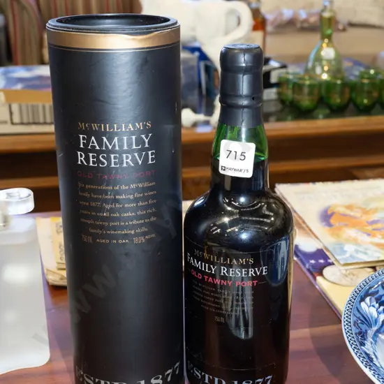 750ml bottle of McWilliams Reserve Old Tawny Port