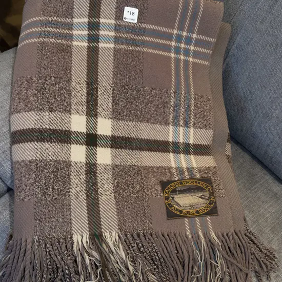 Kaiapoi Mills woollen travel rug