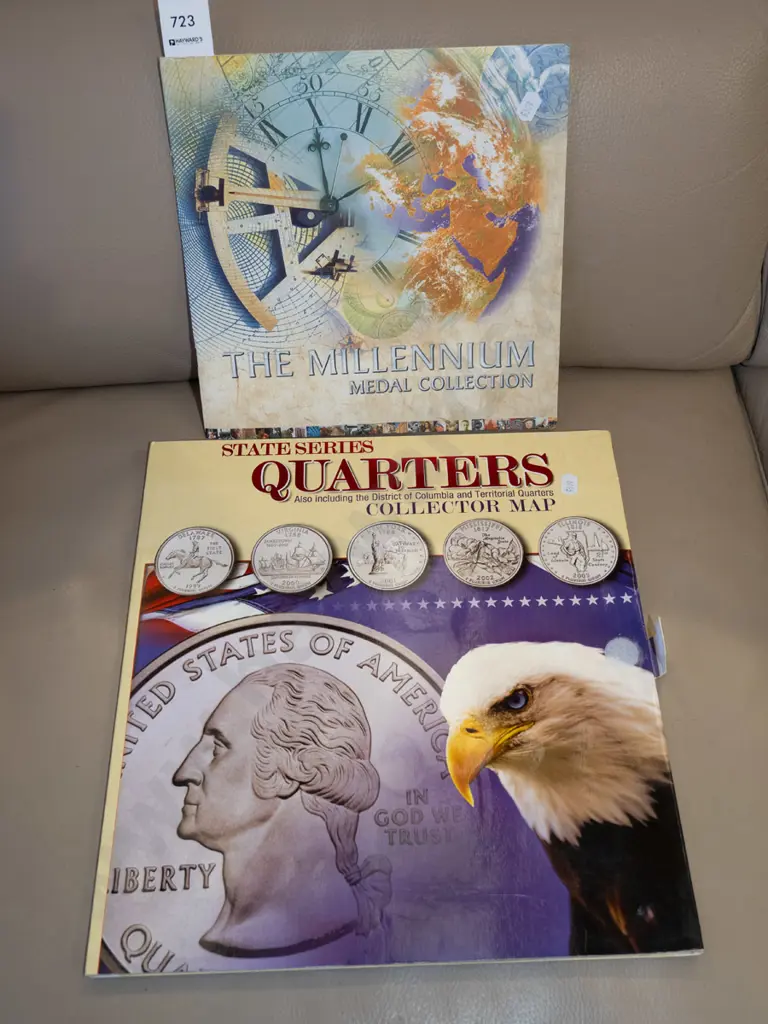 American state quarter collection, Millenium medal colection Image 1++
