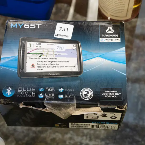 boxed Nav-Man navigation system