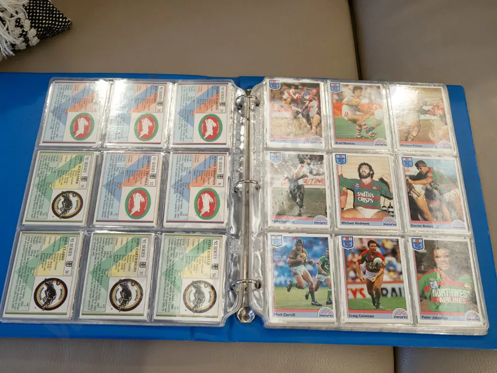 rugby league collector card album Image 1++