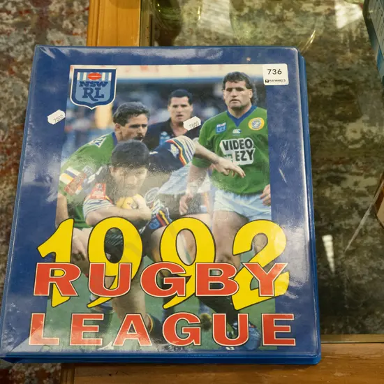 rugby league collector card album