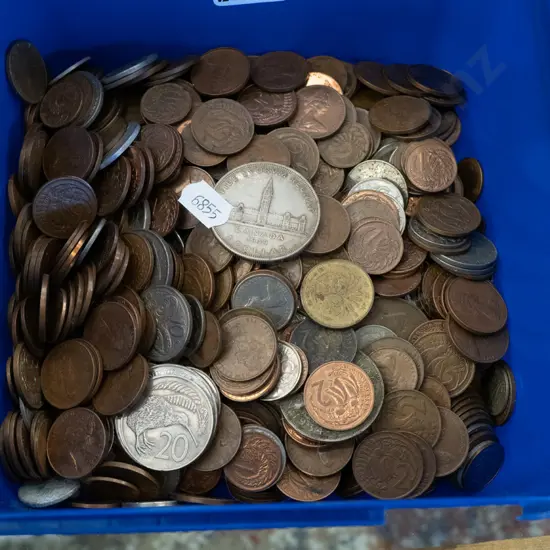 container of coins