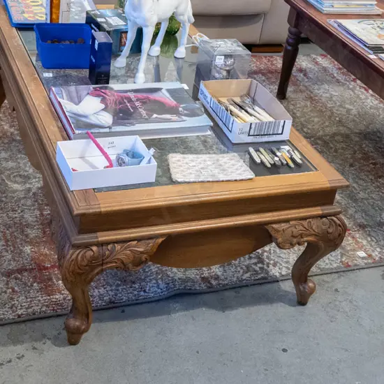 acrylic distressed  style floor rug L1350 W1600
