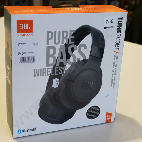 JBL pure bass wireless headphones