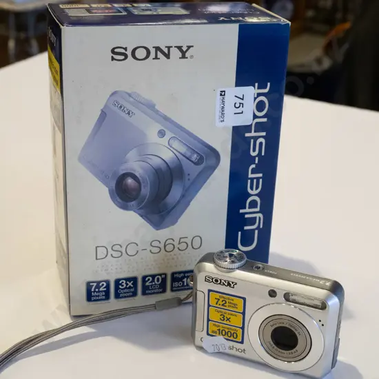 Sony Cyber set DSC/S750 digital camera