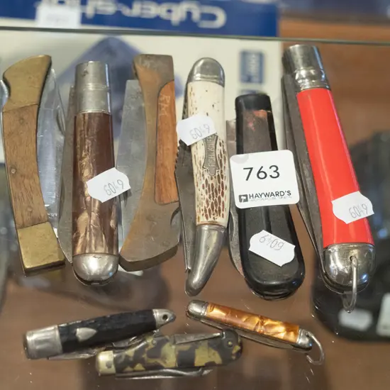 assorted pocket knives