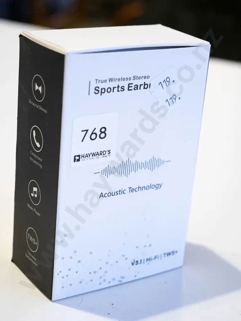 pair of wireless Vislla sports ear buds in box Image 1++