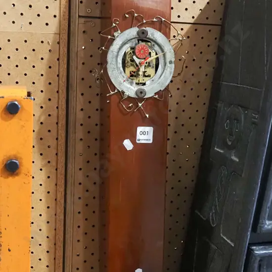 restorer's homemade steam punk style kauri wall clock H800