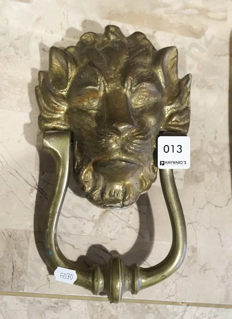 brass lion door knocker Image 1++