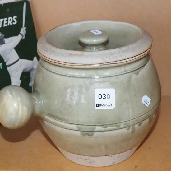 studio pottery lidded pot