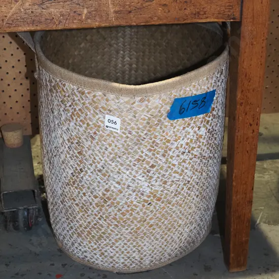 laundry basket - cane