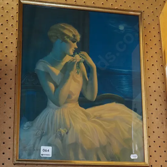 framed glamour print
