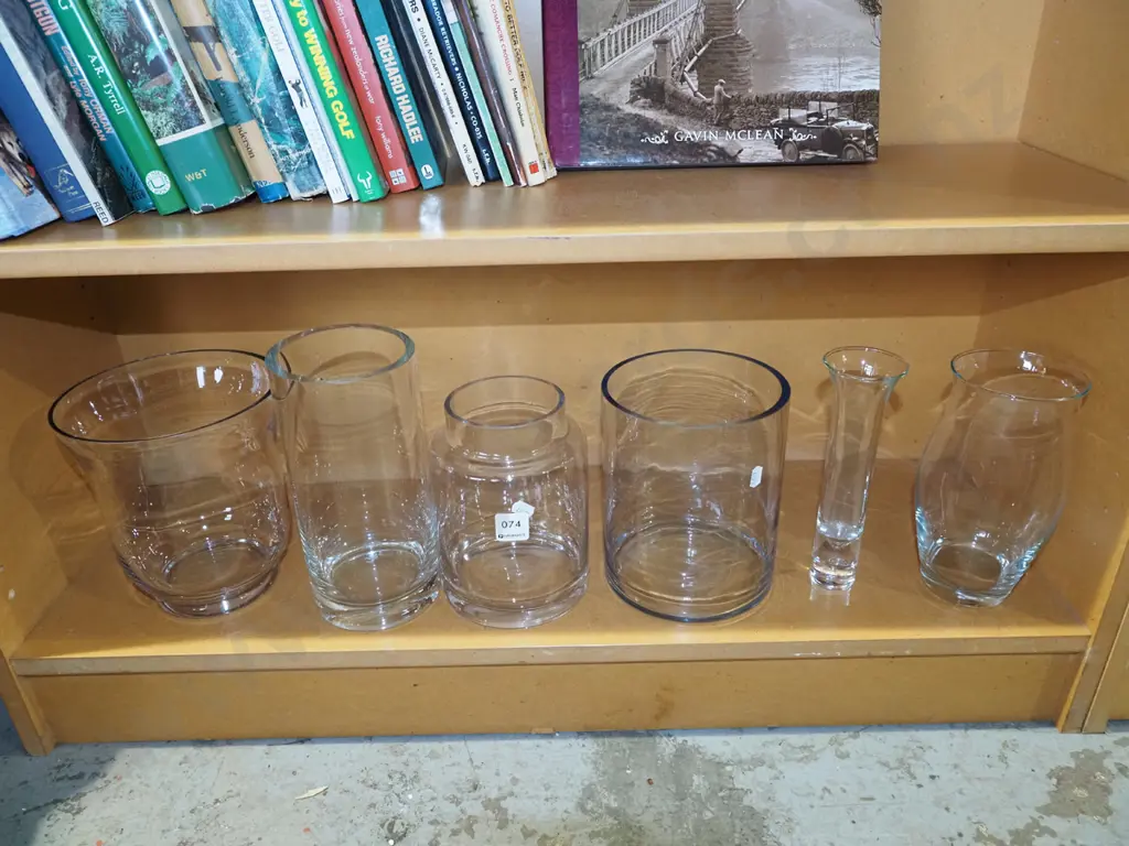 shelf; glass jugs, vases Tallest H230 Image 1++