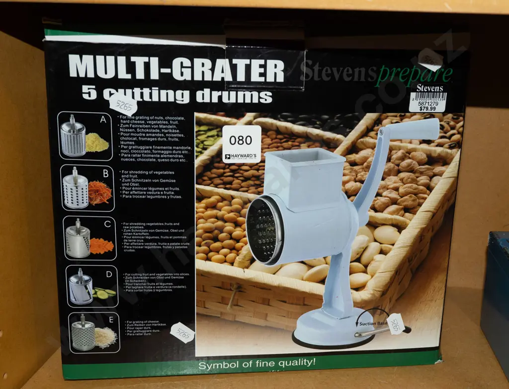 boxed Stevens multi grater Image 1++