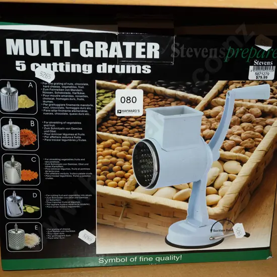 boxed Stevens multi grater