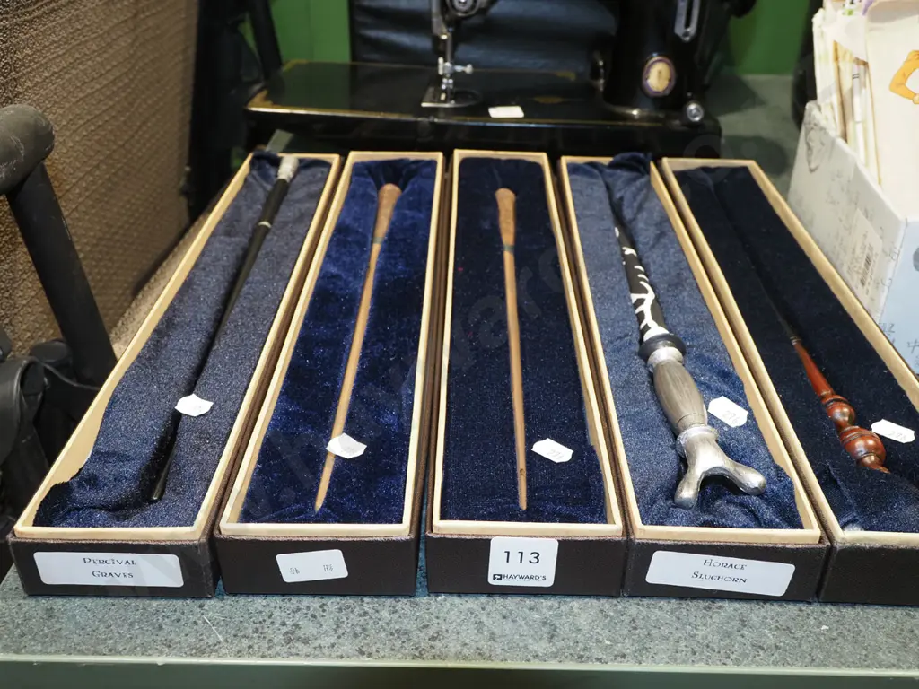 5x wands in cases Image 1++