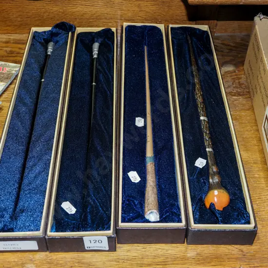 4x boxed wands