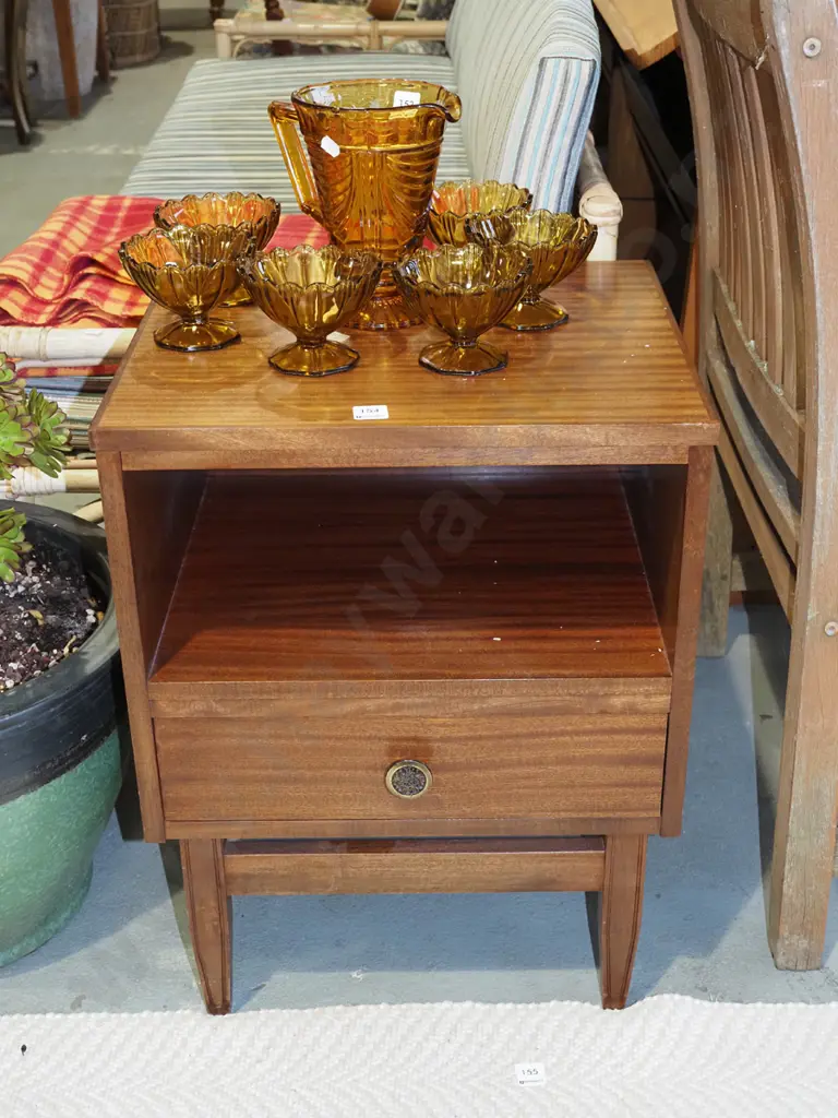 mid century bedside cabinet  Image 1++
