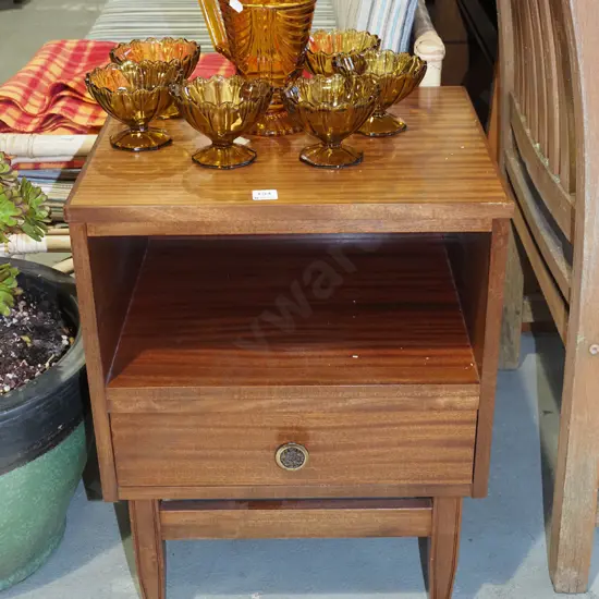 mid century bedside cabinet 
