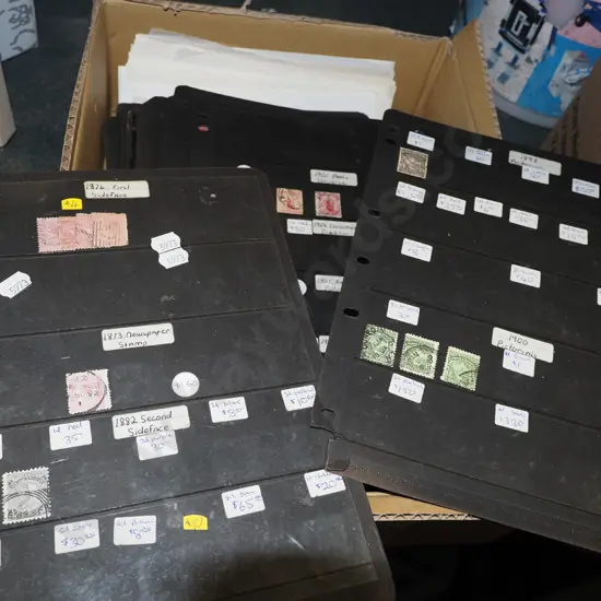 box of stamps