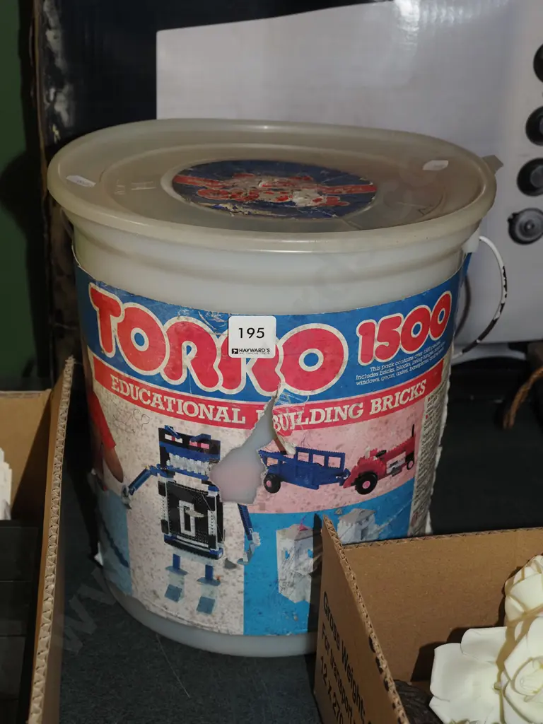 pail of Toro building blocks Image 1++