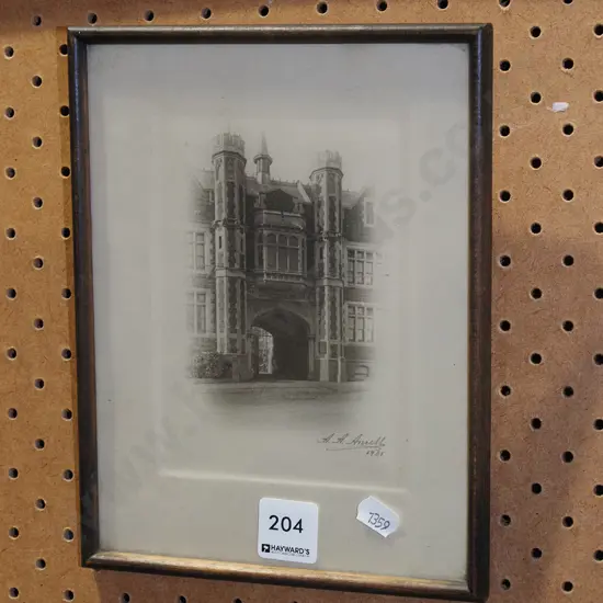 framed photograph - University Archway