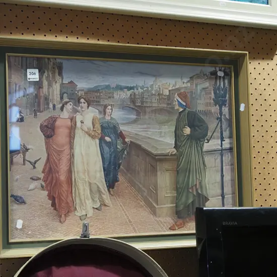 framed print - Dante and Beatrice