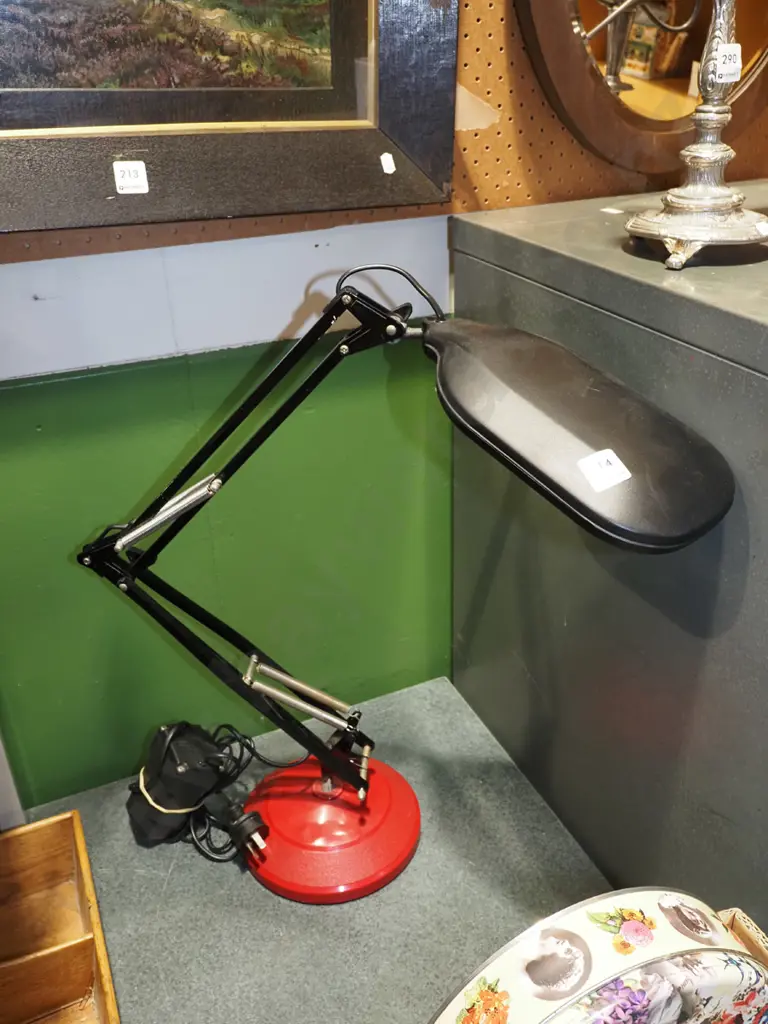 anglepoise fluorescent desk lamp Image 1++