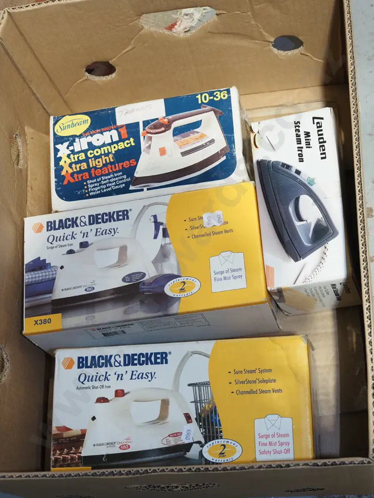box; as new old irons Image 1++