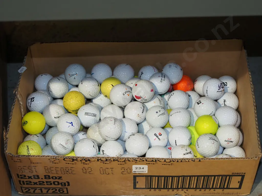 box of golf balls Image 1++