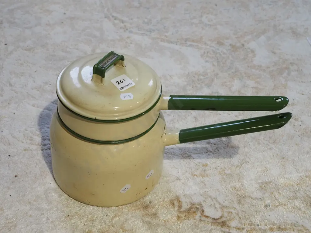 Judgeware enamel double boiler Image 1++