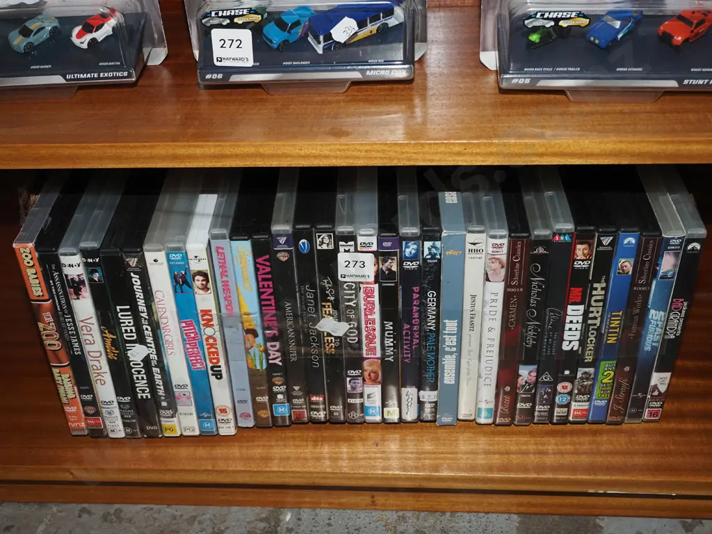 box of DVDs Image 1++