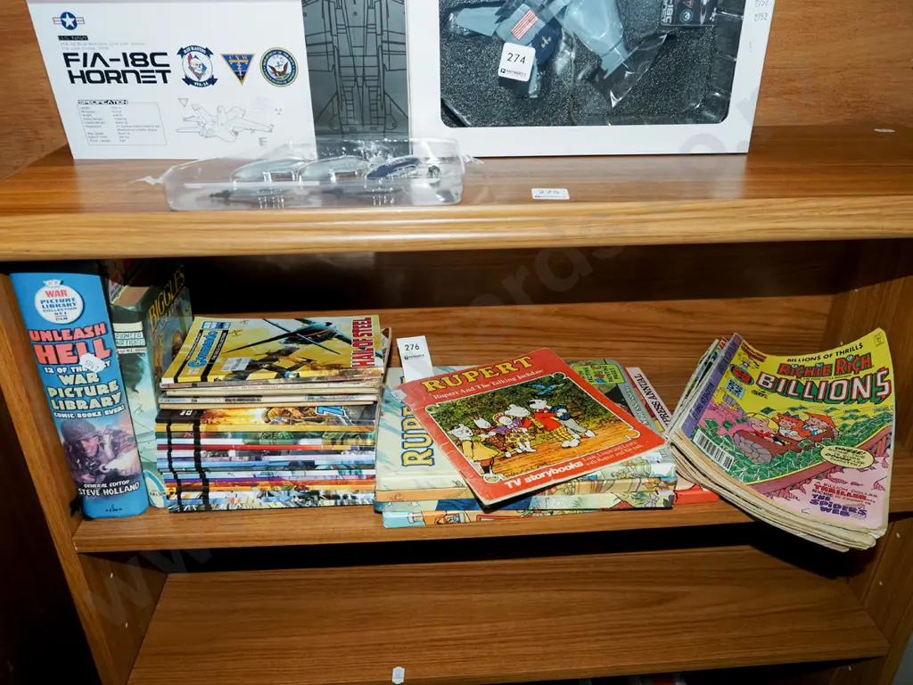 Commando comics, Rupert books etc Image 1++