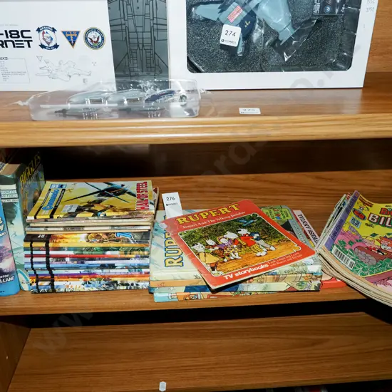 Commando comics, Rupert books etc