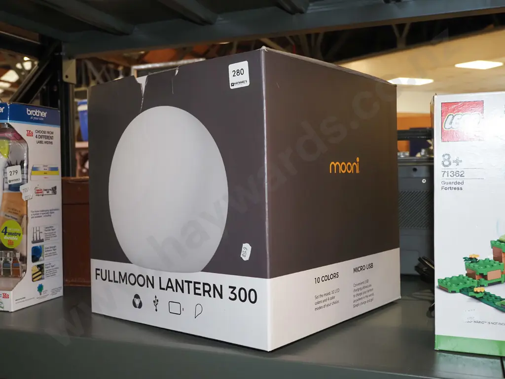 box; full moon lantern - 10 colours Image 1++