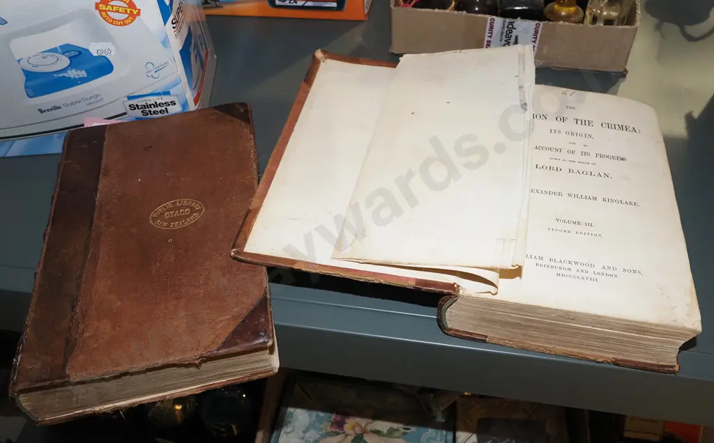 2x volumes of Kinglake's Crimea - volumes 2 and 3 only Image 1++