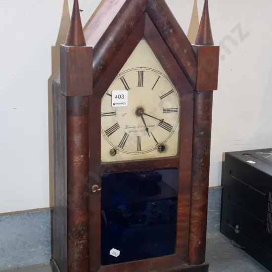 restorer's wooden mantel clock H510