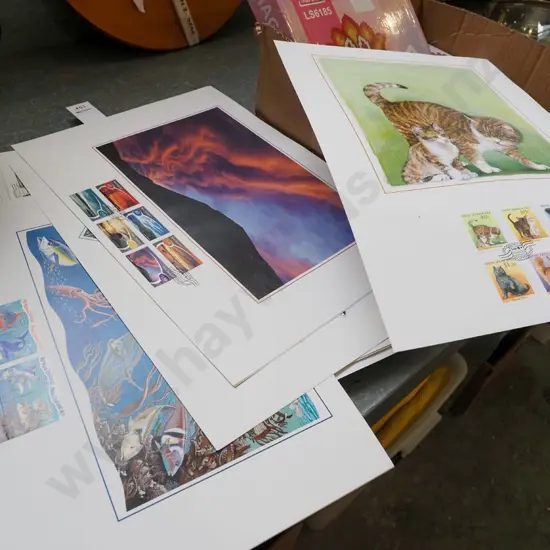 various stamp sets and prints